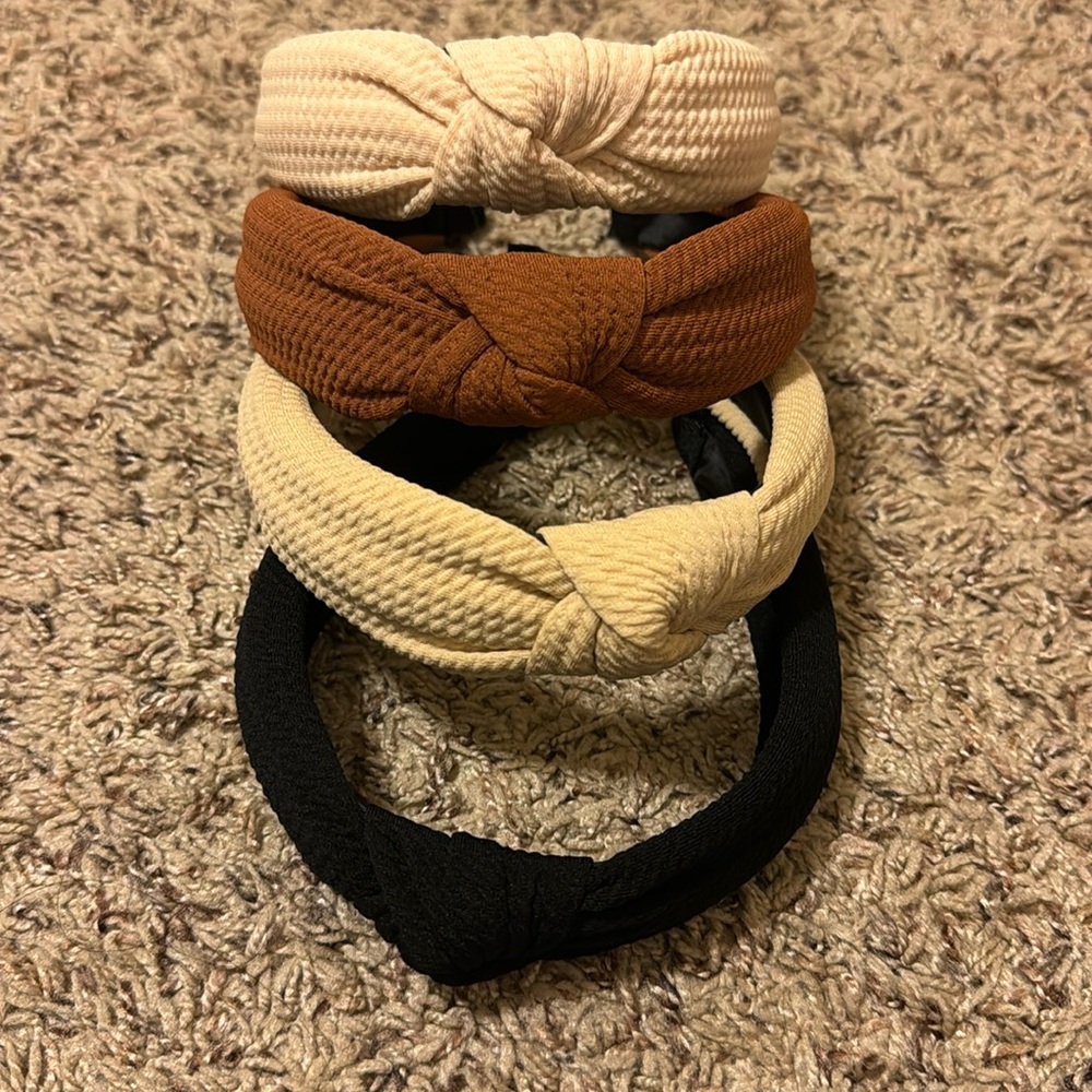 Neutral Knotted headbands